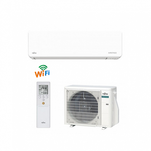 Fujitsu Airstage ASEH07KGTG / AOEH07KGCG, WI-FI, 7000 BTU, Клас A+++