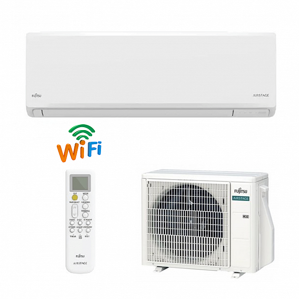 Fujitsu AIRSTAGE ASEH12KNCA / AOEH12KNCA, Wi-Fi, 12000 BTU, Клас A++ Fujitsu AIRSTAGE ASEH12KNCA / AOEH12KNCA, Wi-Fi, 12000 BTU, Клас A++