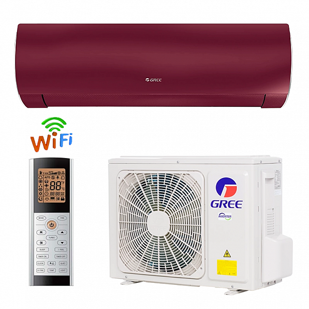 Gree Fairy GWH18ACC / K6DNA1D - червен WI-FI, 18000 BTU, Клас A++