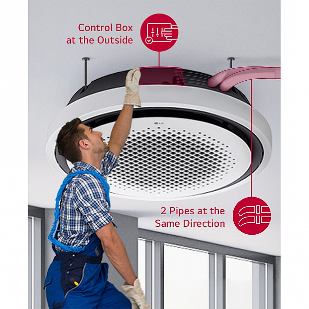 Кръгла касета LG UT36F.NY0 / UUD1.U30-1Ф, 36 000 BTU, Клас А++