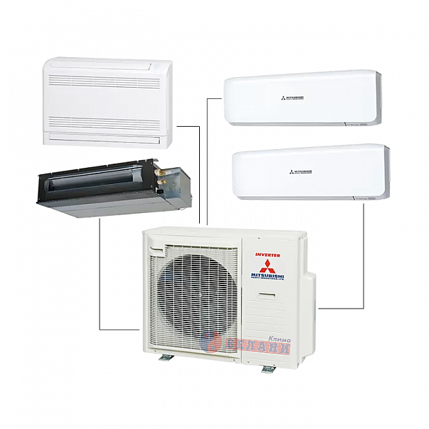 Външно тяло Mitsubishi Heavy Industries SCM80ZS-W