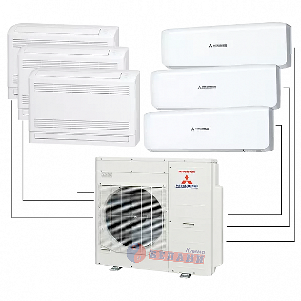 Външно тяло Mitsubishi Heavy Industries SCM125ZS-W