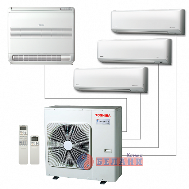 Външно тяло Toshiba RAS-4M27G3AVG-E Външно тяло Toshiba RAS-4M27G3AVG-E