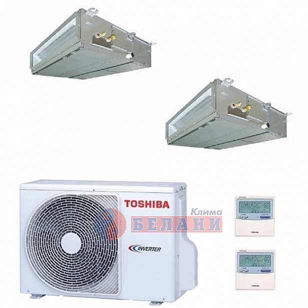 Вътрешно тяло канален тип Toshiba RAS-M13U2DVG-E - за мултисплит