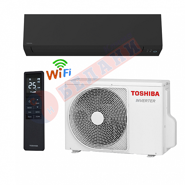 Toshiba Shorai Edge Black RAS-B16B3KVSGB-E / RAS-16J2AVSG-E1, WI-FI, 16000 BTU, Клас A++