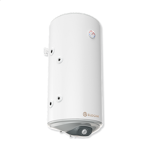 Комбиниран бойлер 100 л, с лява серпентина, неръждаем