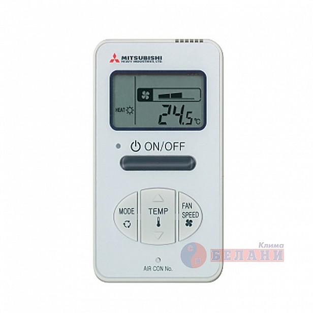 Жичнo диcтaнциoннo yпpaвлeниe RCH-E3 за климатици Mitsubishi Heavy Industries