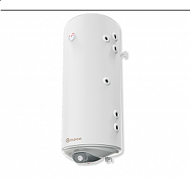 Комбиниран бойлер 120 л, с две паралелни серпентини десни, неръждаем