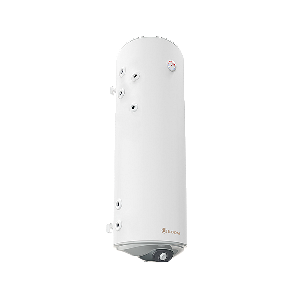 Комбиниран бойлер 150 л, с две леви паралелни серпентини, неръждаем