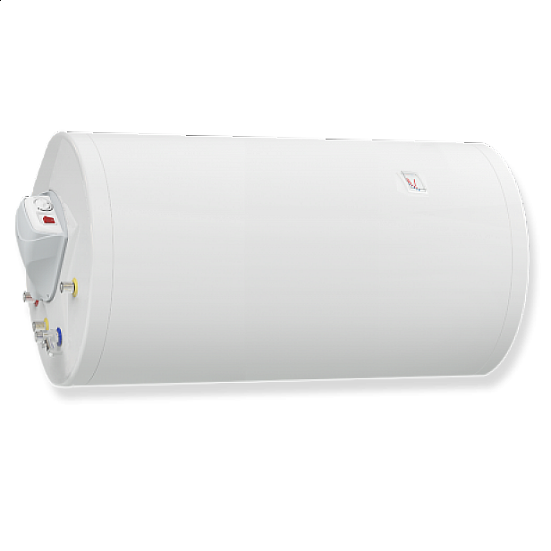 Комбиниран бойлер 150 л, със серпентина, хоризонтален, неръждаем