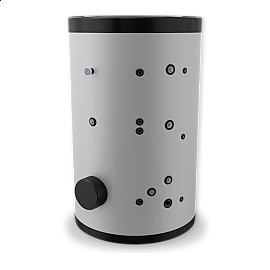 Бойлер стоящ 1500, ЕЛДОМ, една серпентина, неръждаем