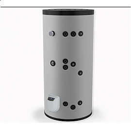 Бойлер стоящ 500 л, Елдом, една серпентина, електронно управление, емайлиран Бойлер стоящ 500 л, Елдом, една серпентина, електронно управление, емайлиран