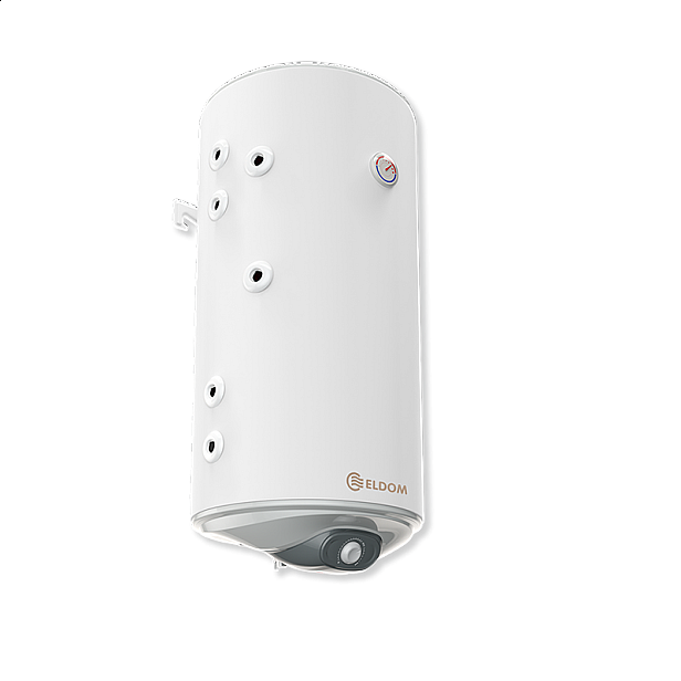 Комбиниран бойлер 100 л, с паралелни леви /десни серпентини, емайлиран