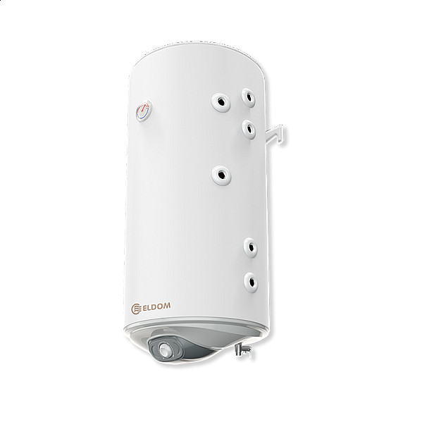 Комбиниран бойлер 100 л, с паралелни леви /десни серпентини, емайлиран