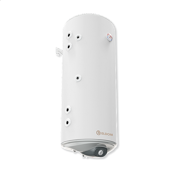 Комбиниран бойлер 120 л, с две паралелни серпентини леви, неръждаем