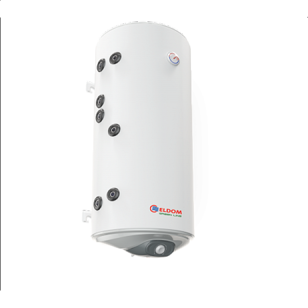 Комбиниран бойлер 120 л, ниска серпентина, емайлиран