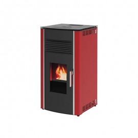 Пелетна камина суха Alfaplam Luca 8 kW - Червена