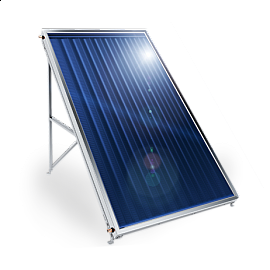 Слънчев колектор плосък, с алуминиев оребрен абсорбер - Елдом Classic R 1,5 кв.м